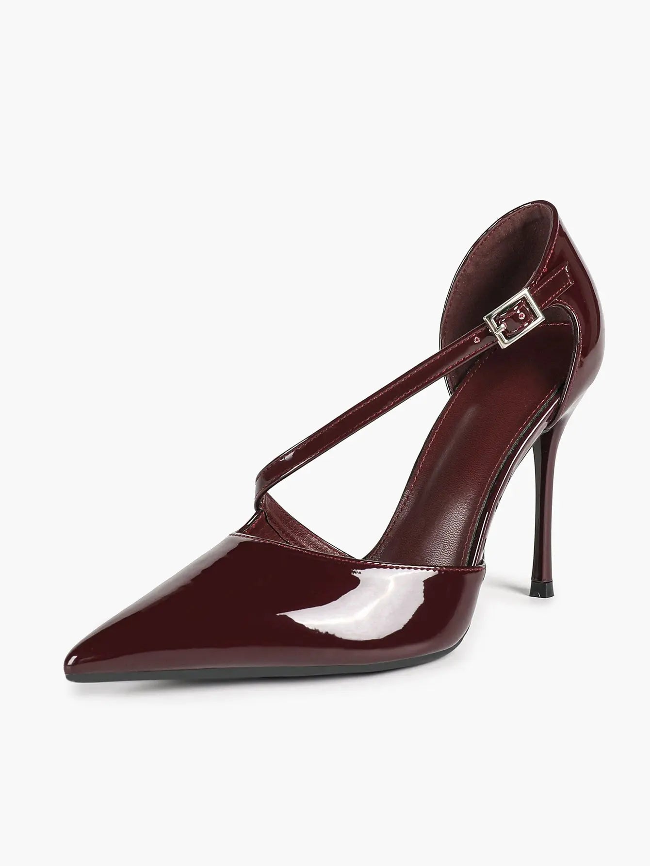 Women‘s Cross-Strap Slingback Stiletto Heels Dress for Wedding Party all day Comfortable YISHIFAN