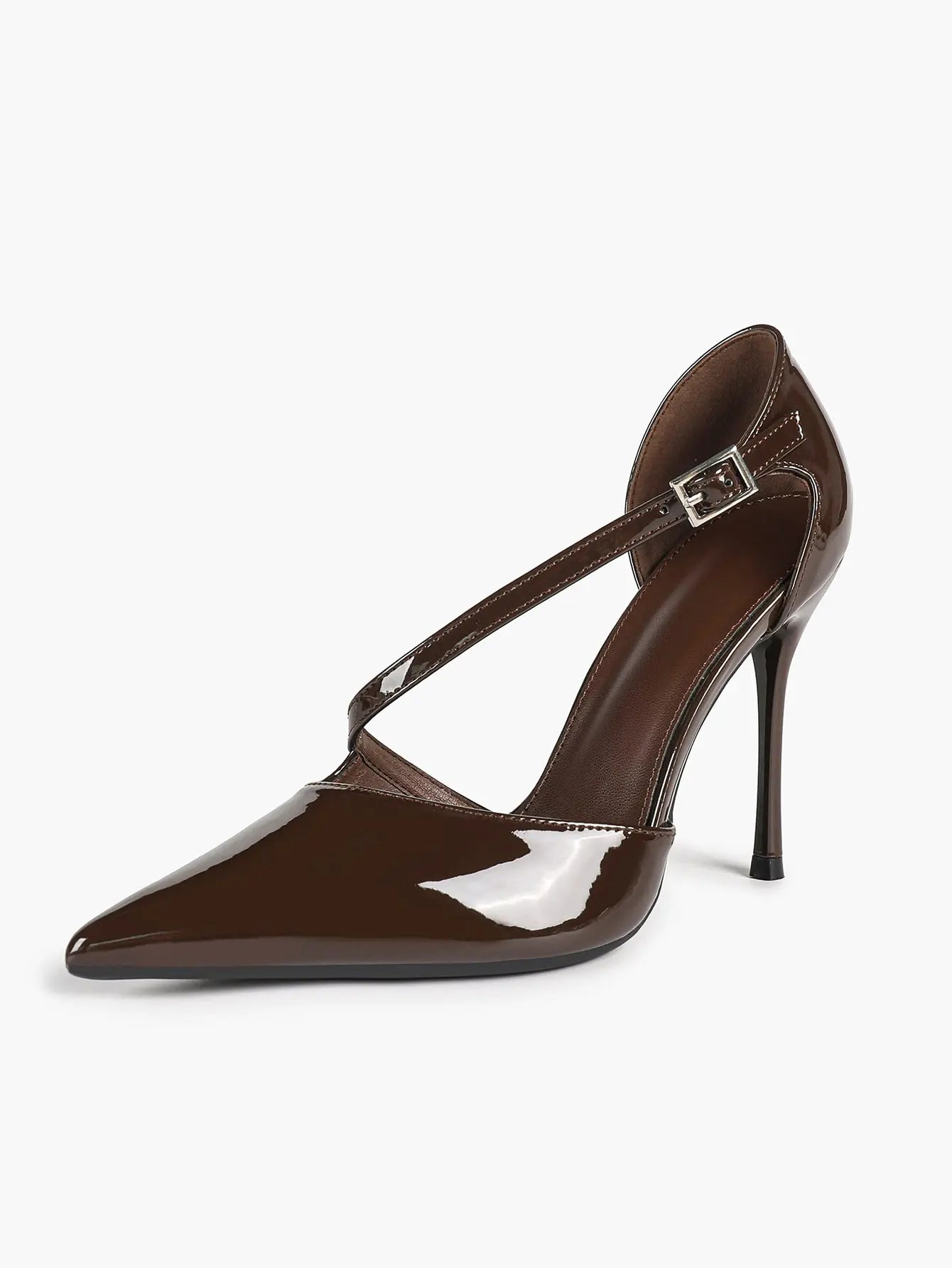 Women‘s Cross-Strap Slingback Stiletto Heels Dress for Wedding Party all day Comfortable YISHIFAN