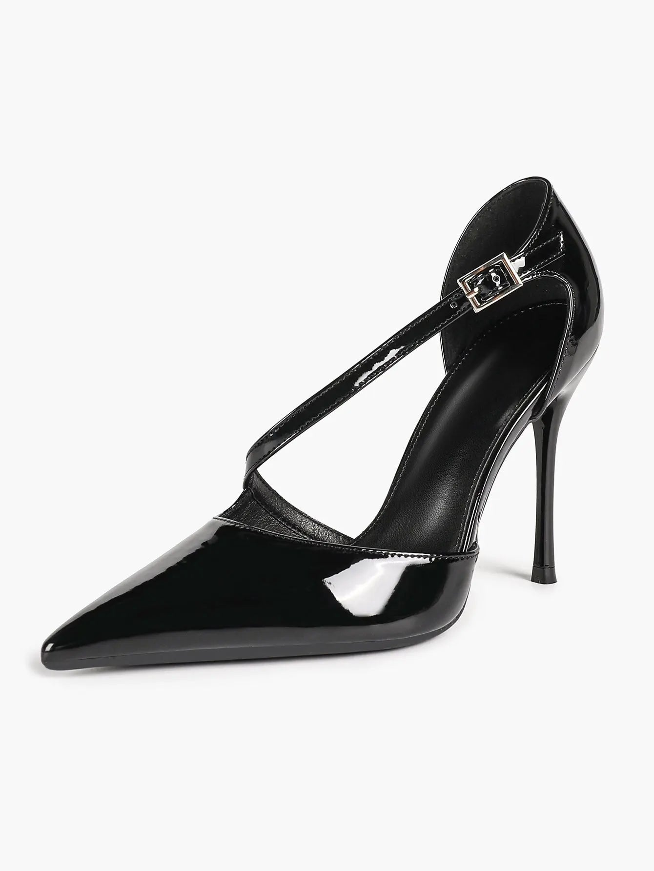 Women‘s Cross-Strap Slingback Stiletto Heels Dress for Wedding Party all day Comfortable YISHIFAN