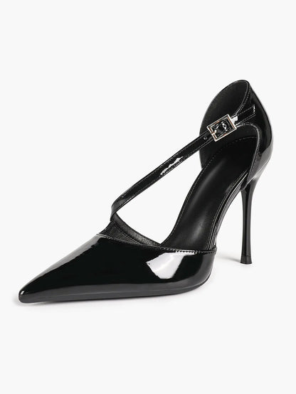 Women‘s Cross-Strap Slingback Stiletto Heels Dress for Wedding Party all day Comfortable YISHIFAN