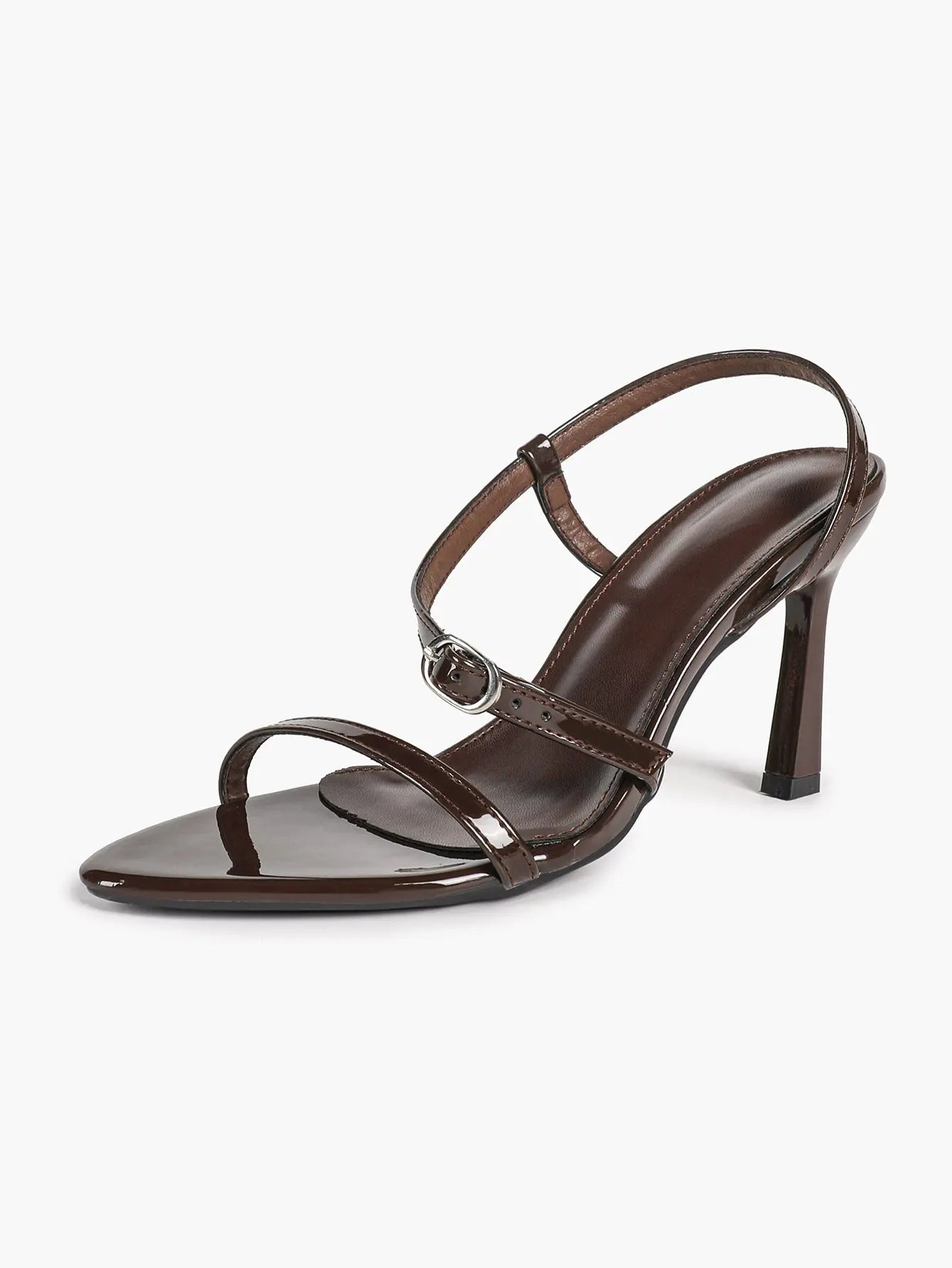 Luxe Pointed-Toe Strappy Slingback Stiletto Heels Minimalist Party Dress Sandals YISHIFAN