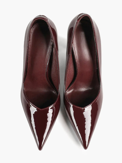 "Moonlight" Satin Peep-Toe Heels Sculptural Stiletto with Ankle Strap YISHIFAN