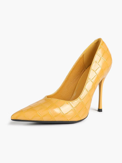"Moonlight" Satin Peep-Toe Heels Sculptural Stiletto with Ankle Strap YISHIFAN