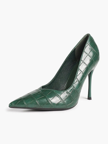 "Moonlight" Satin Peep-Toe Heels Sculptural Stiletto with Ankle Strap YISHIFAN