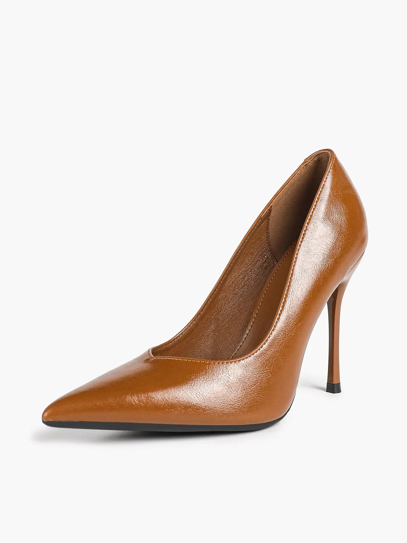 "Moonlight" Satin Peep-Toe Heels Sculptural Stiletto with Ankle Strap YISHIFAN