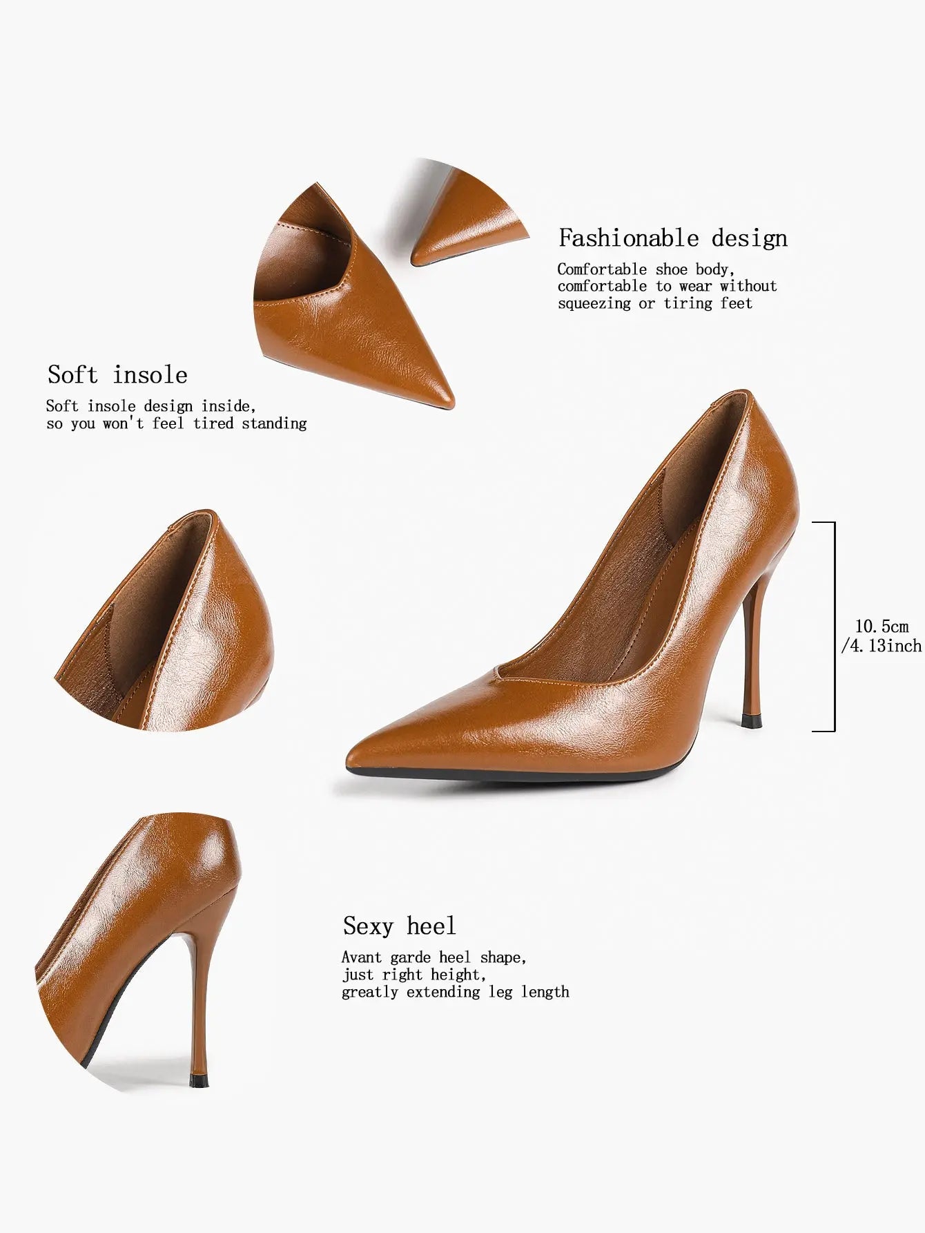 "Moonlight" Satin Peep-Toe Heels Sculptural Stiletto with Ankle Strap YISHIFAN