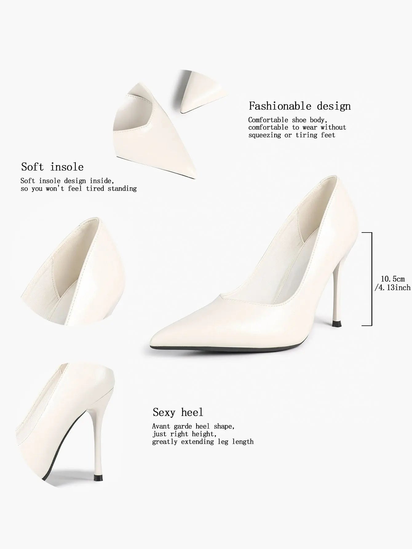"Moonlight" Satin Peep-Toe Heels Sculptural Stiletto with Ankle Strap YISHIFAN