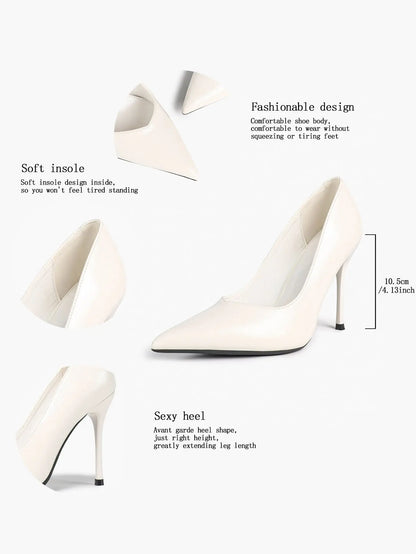 "Moonlight" Satin Peep-Toe Heels Sculptural Stiletto with Ankle Strap YISHIFAN