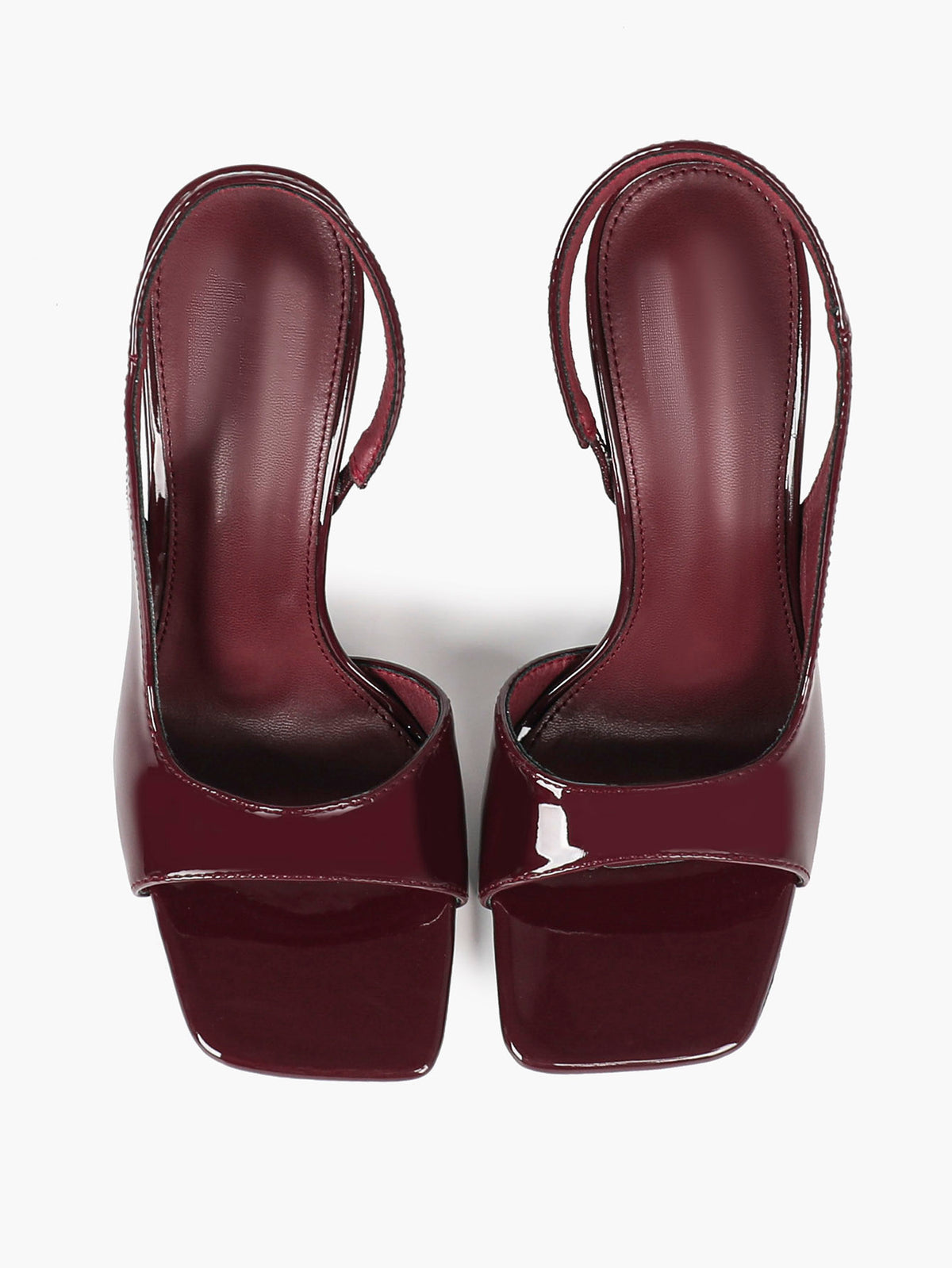 Square Toe Slingback Sandals – Minimalist Stiletto Heels - YISHIFAN