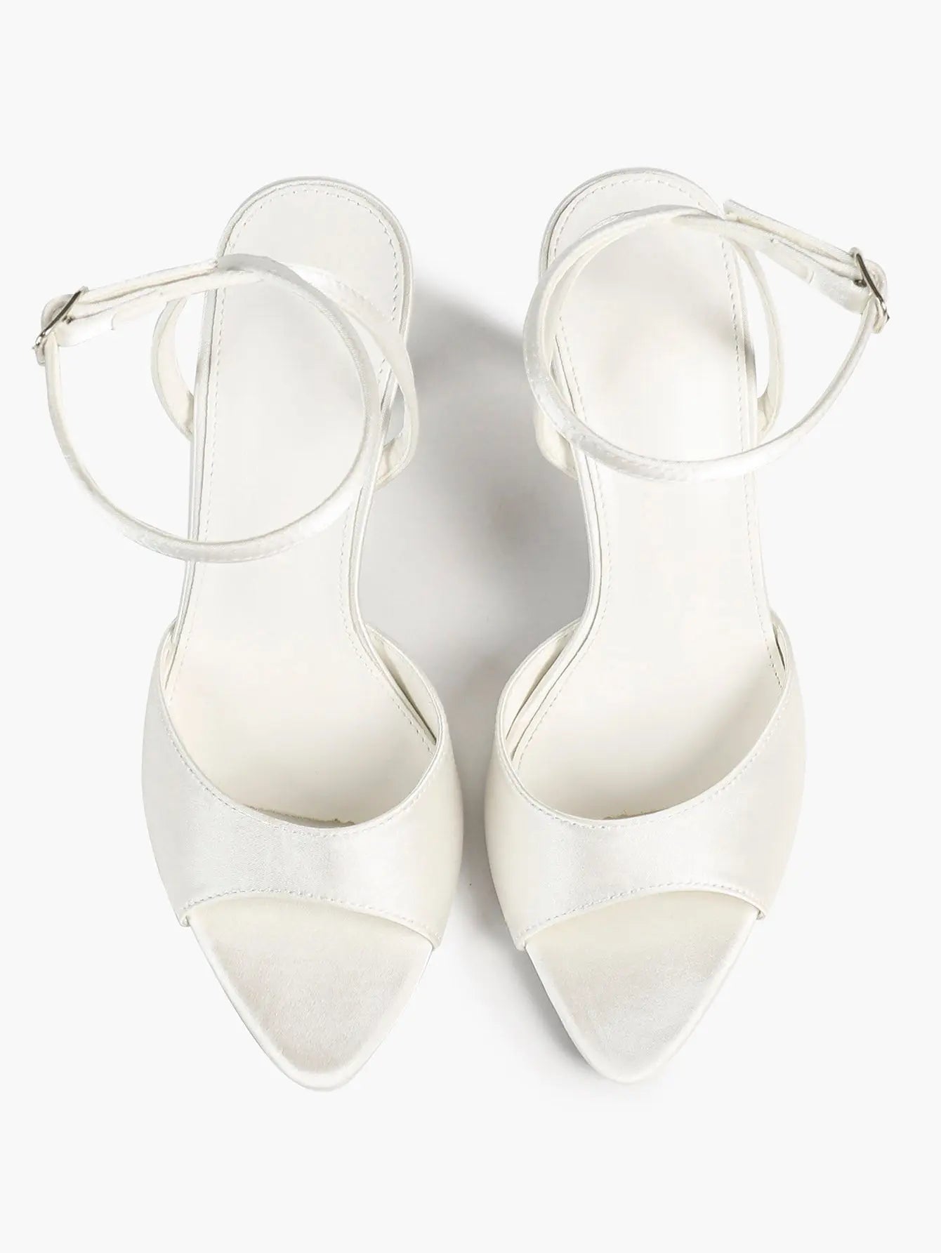 Comfortable Toe Stiletto Heels with Ankle Strap Wedding Party Dress Sandals YISHIFAN