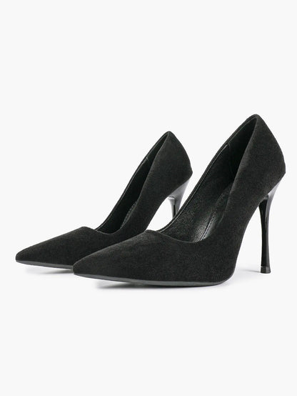Women's Closed Pointed Toe Classic Stiletto Heels for Wedding Party Evening Dress Shoes YISHIFAN