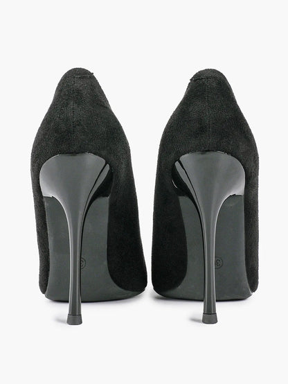 Women's Closed Pointed Toe Classic Stiletto Heels for Wedding Party Evening Dress Shoes YISHIFAN