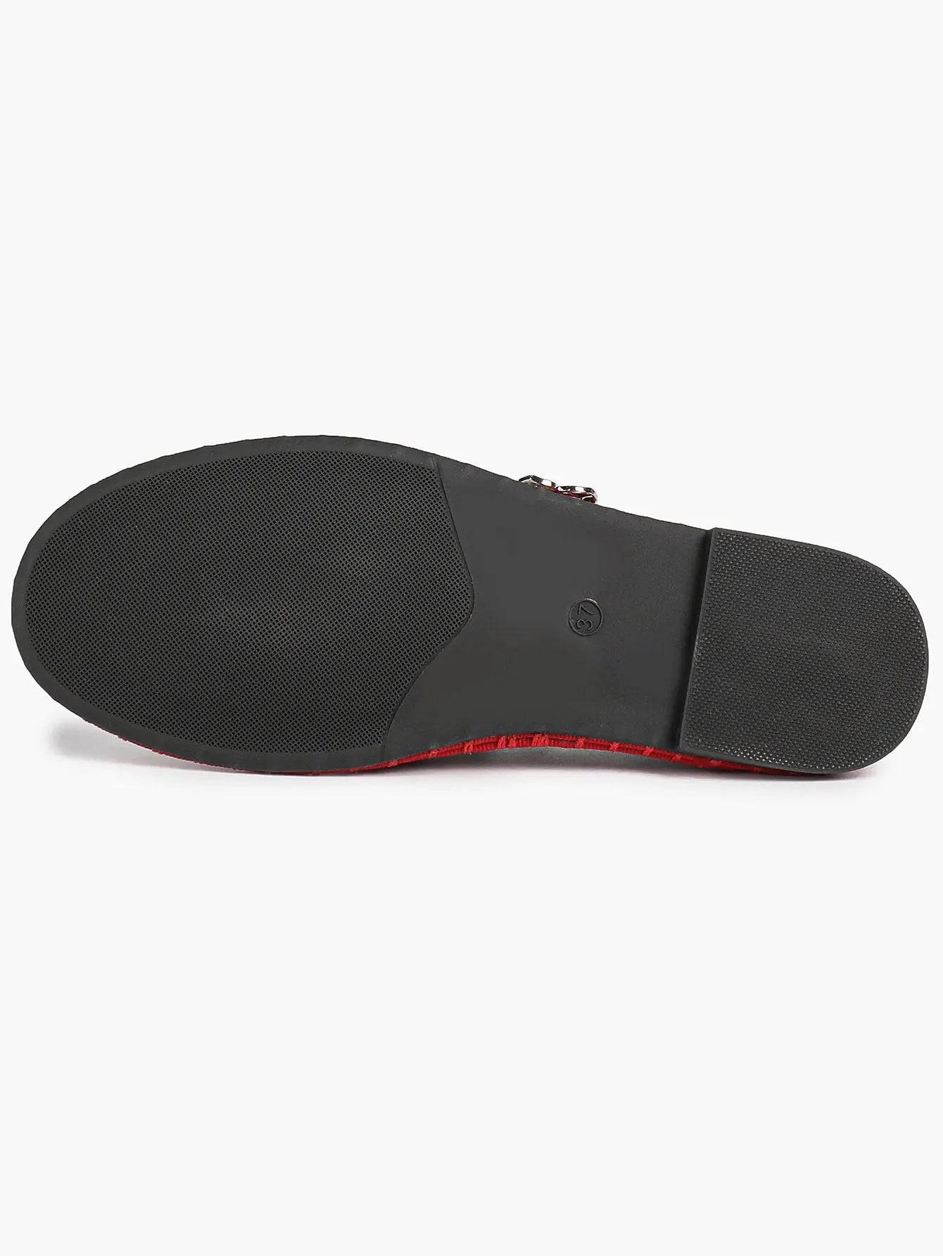 Black-White Grid Mary Jane Flats: Red Accents, Avant-Garde Heel & All-Day Retro Charm YISHIFAN