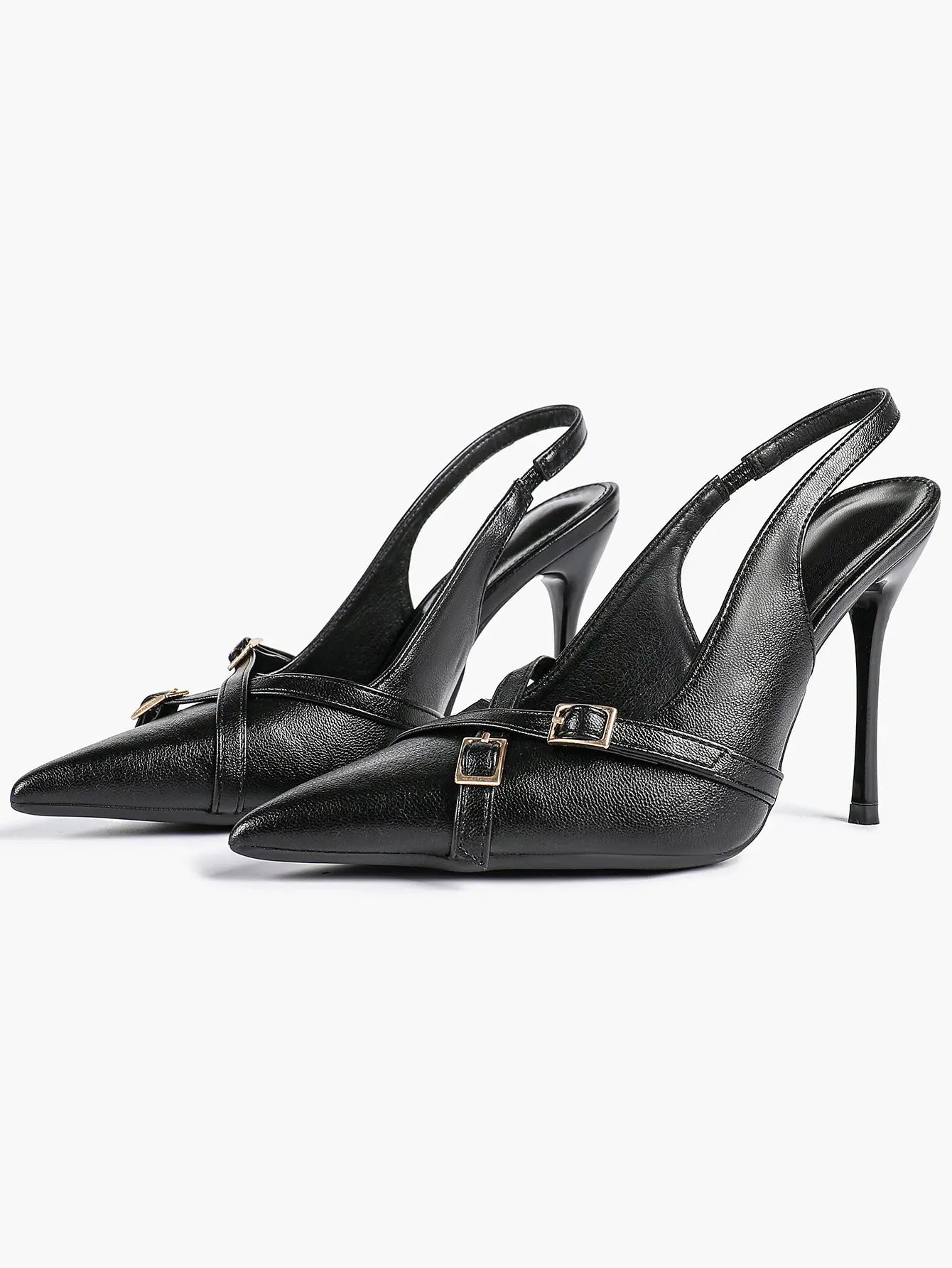 Women's Wine Red Patent Leather High-Heel Pointed Toe Ankle Strap Stiletto Heels Wedding Party Dress Shoes YISHIFAN