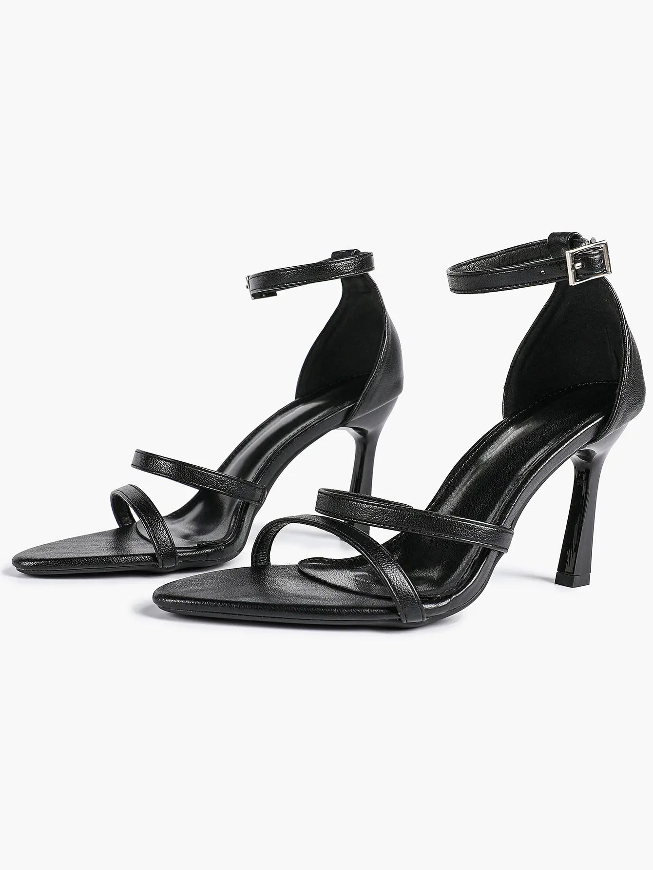 Women's High Stilettos Heels Open Toe Pointed Sandals Ankle Strap Pumps Dress Shoes Party Work Heeled Sandals YISHIFAN