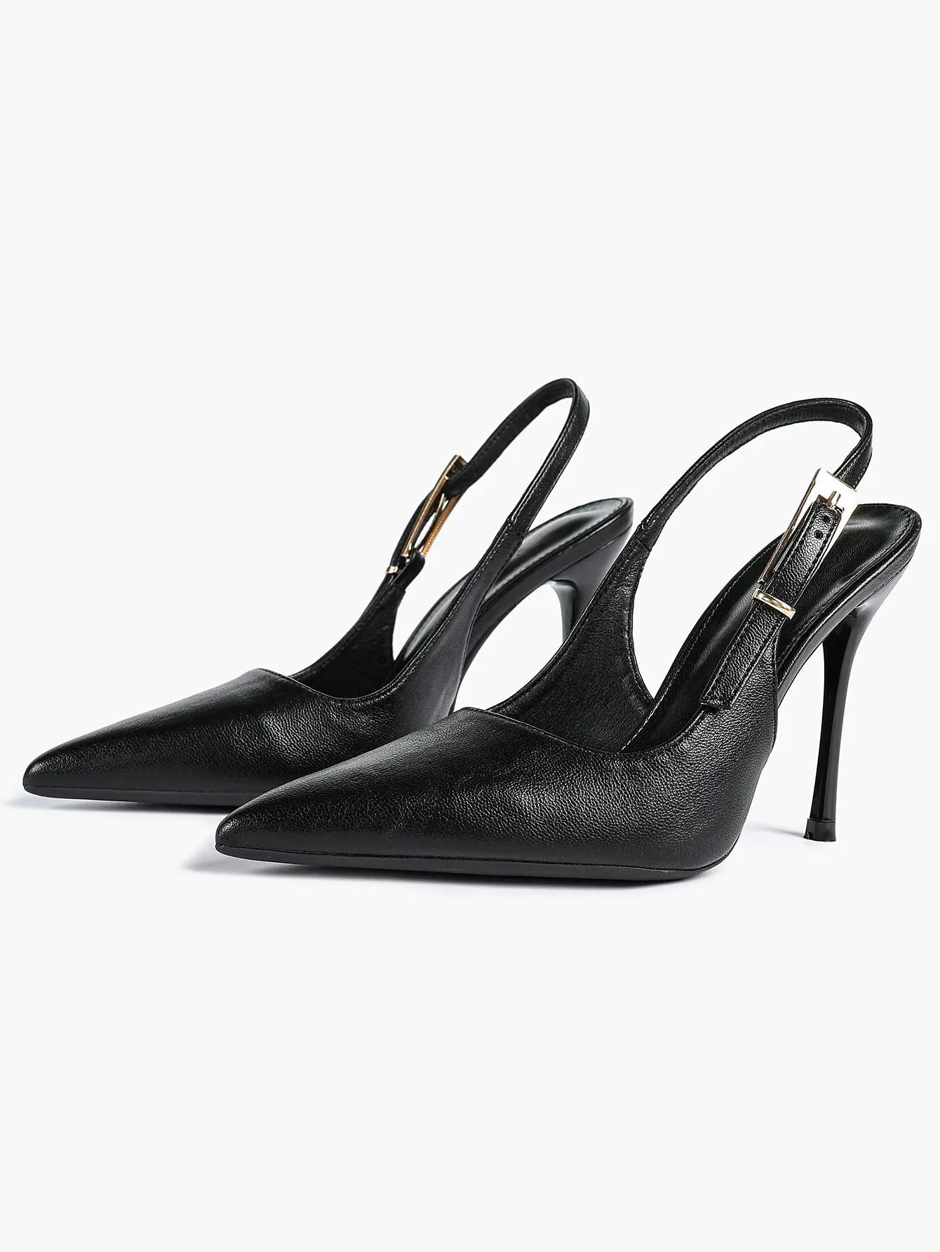 Women's Green Stone High-Heel Sandals Pointed Toe Slingback Stiletto Heels Wedding Party Evening Dress Shoes YISHIFAN