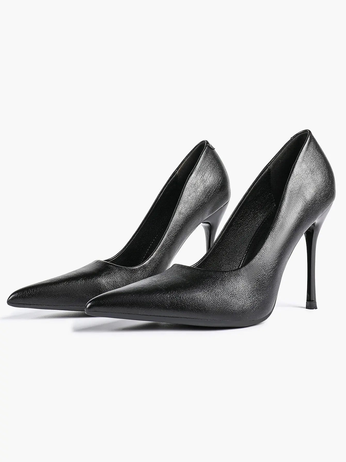Women's Stiletto Heels Closed Sharp Pointed Toe Classic Wedding Party Dress Pump Shoes YISHIFAN