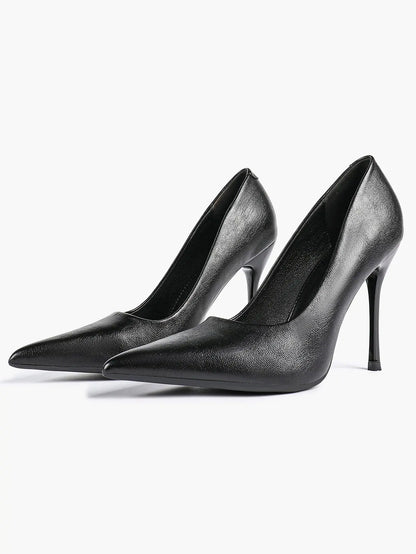 Women's Stiletto Heels Closed Sharp Pointed Toe Classic Wedding Party Dress Pump Shoes YISHIFAN