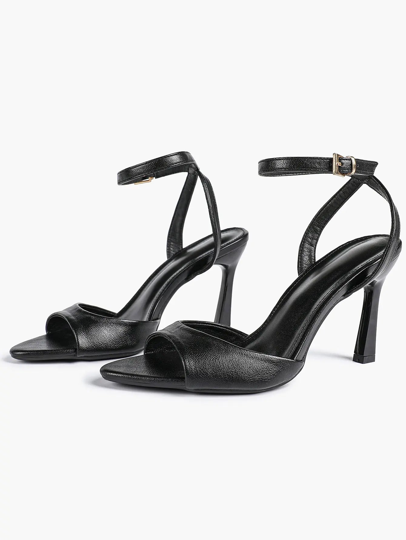 Women's High-Heel Sandals Peep-Toe Fish Mouth Stiletto Heels Wedding Party Dress Shoes YISHIFAN