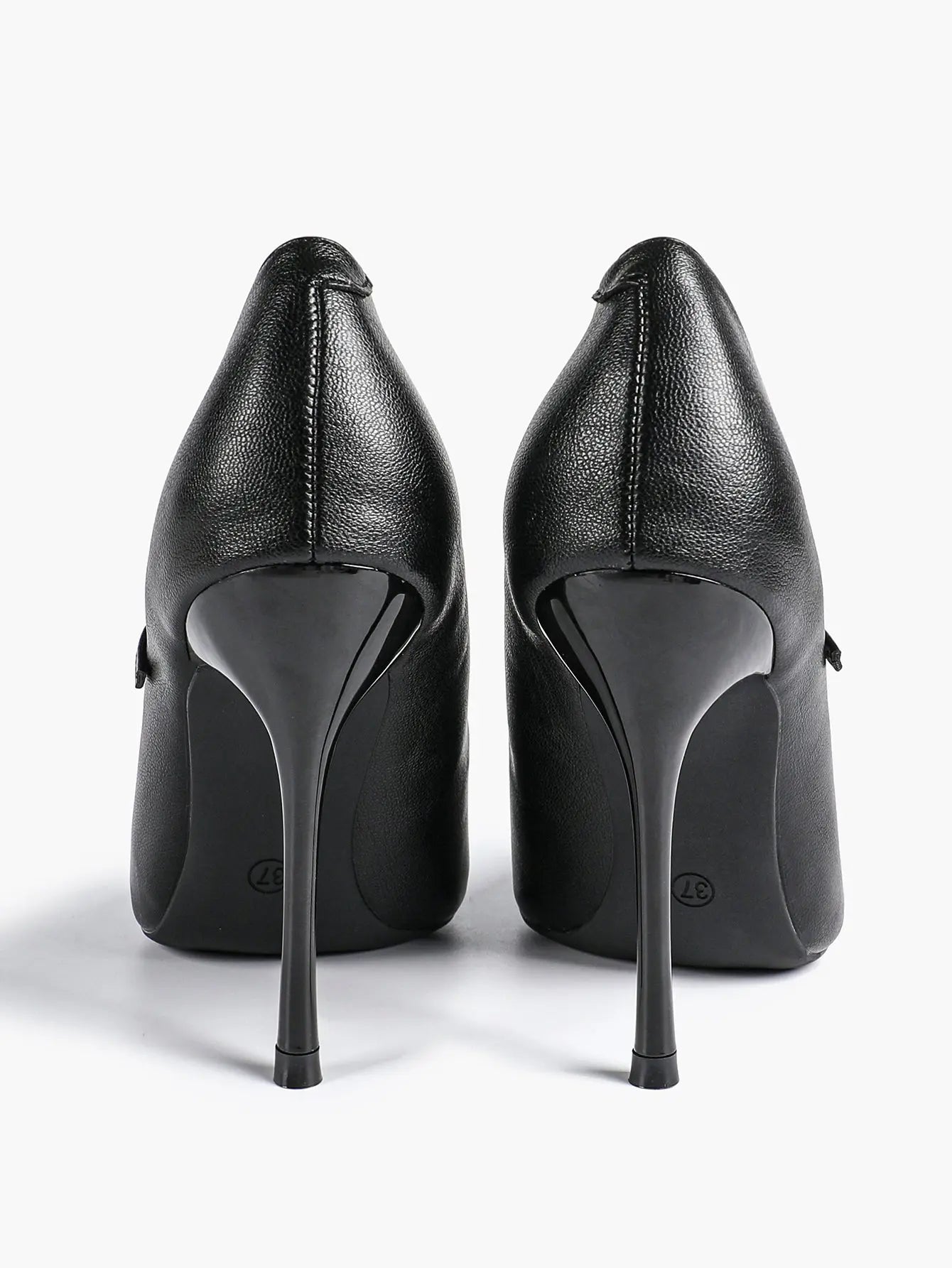 Burgundy Leather Stiletto Heels Sharp Pointed Toe Cross Strap Pump 4.13 INCH for Party Wedding Shoes YISHIFAN