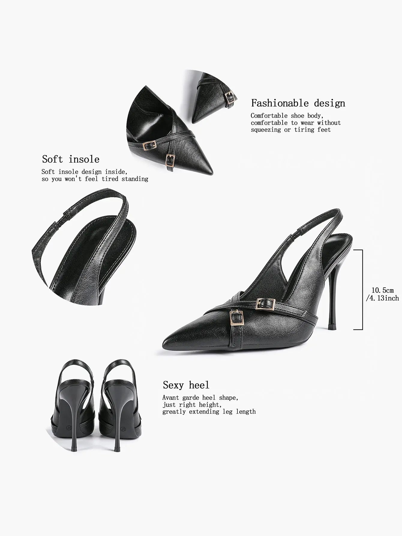 Women's Wine Red Patent Leather High-Heel Pointed Toe Ankle Strap Stiletto Heels Wedding Party Dress Shoes YISHIFAN