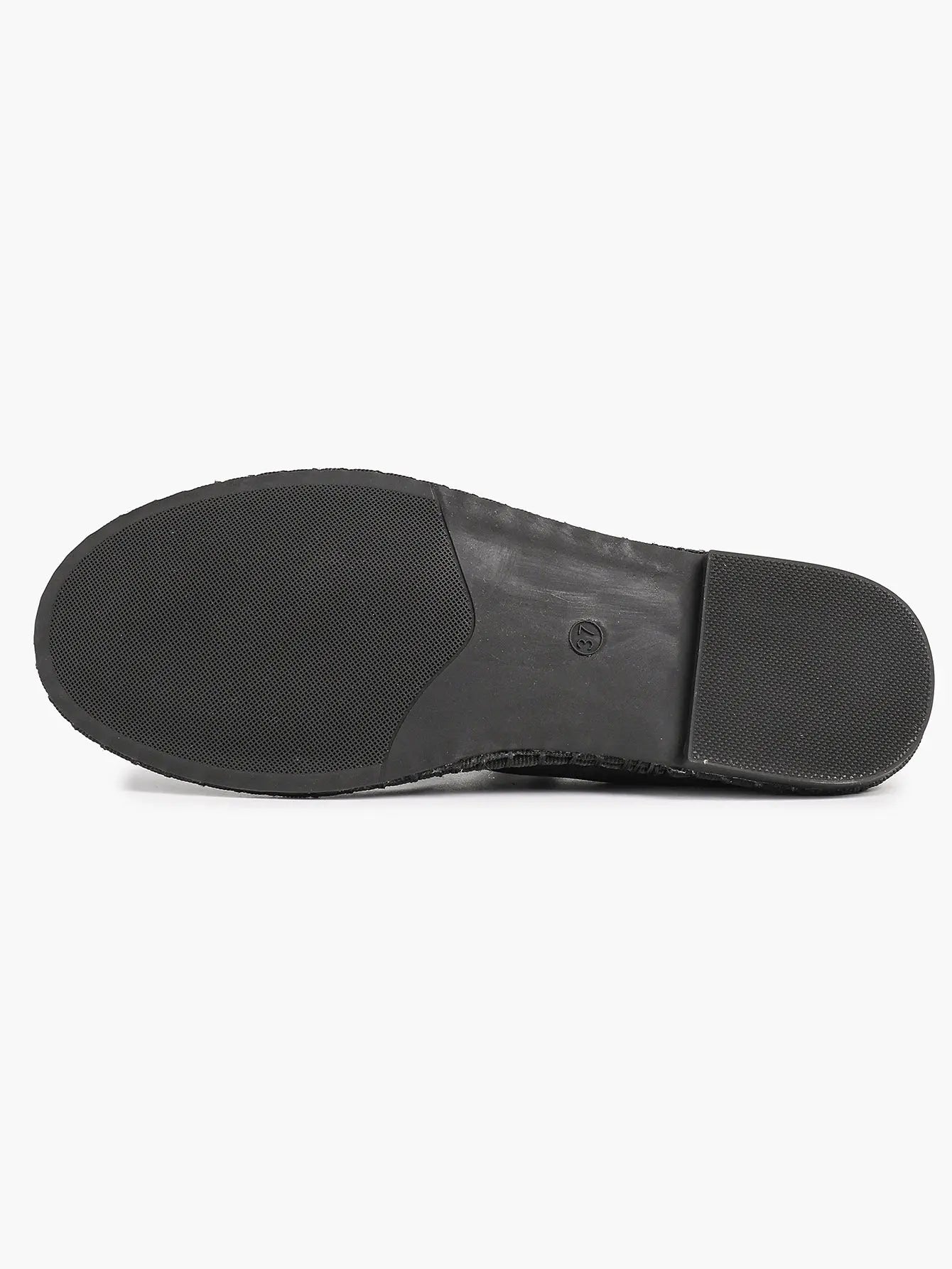 Women's Velvet Mary Jane Ballet Flat Shoes with Bow Straps YISHIFAN