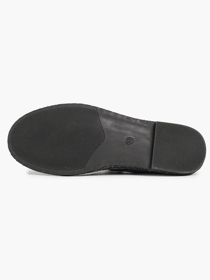 Women's Velvet Mary Jane Ballet Flat Shoes with Bow Straps YISHIFAN