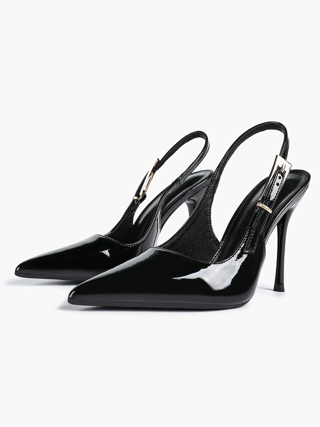 Women's Green Stone High-Heel Sandals Pointed Toe Slingback Stiletto Heels Wedding Party Evening Dress Shoes YISHIFAN