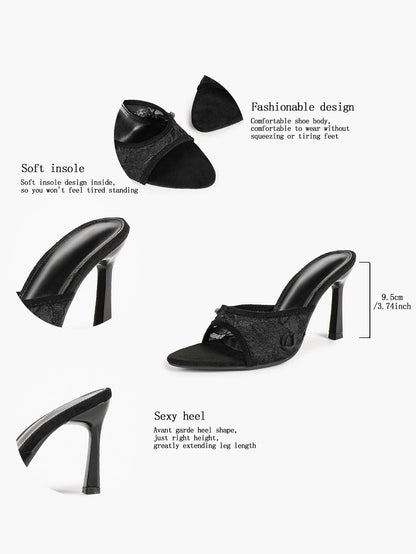 Jewelry for Your Feet: The Sparkling Mesh Mule That Elevates Everything