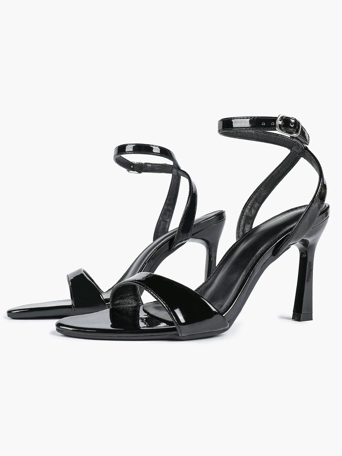 Women's Light Golden Kitten Open Toe Cross Strap High-Heel Sandals Wedding Party Dress Shoes YISHIFAN