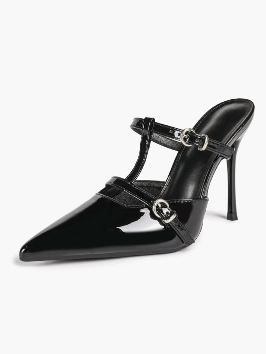 Women's Slingback High Heels Pointed Toe Stilettos Dress Party Pump Shoes YISHIFAN