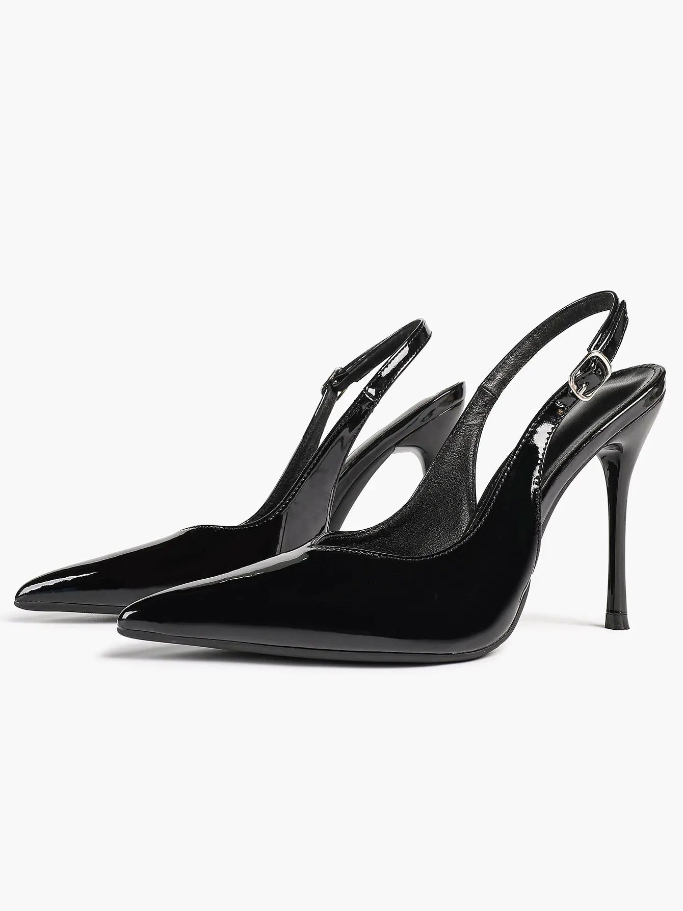 Women Closed Toe Slingback Heels Strappy Pointed Toe Stiletto Heels for Women Wedding Party Office Dress Shoes YISHIFAN