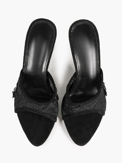 Jewelry for Your Feet: The Sparkling Mesh Mule That Elevates Everything