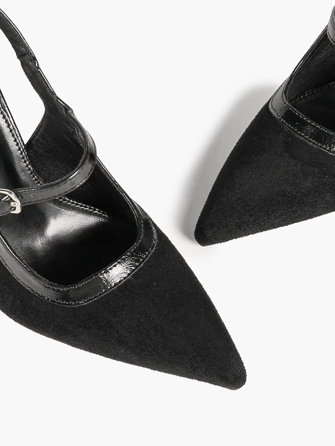 Women's Pointed Toe Stiletto Heels Mary Jane Slingback Pumps Buckle Strap Dress Shoes YISHIFAN