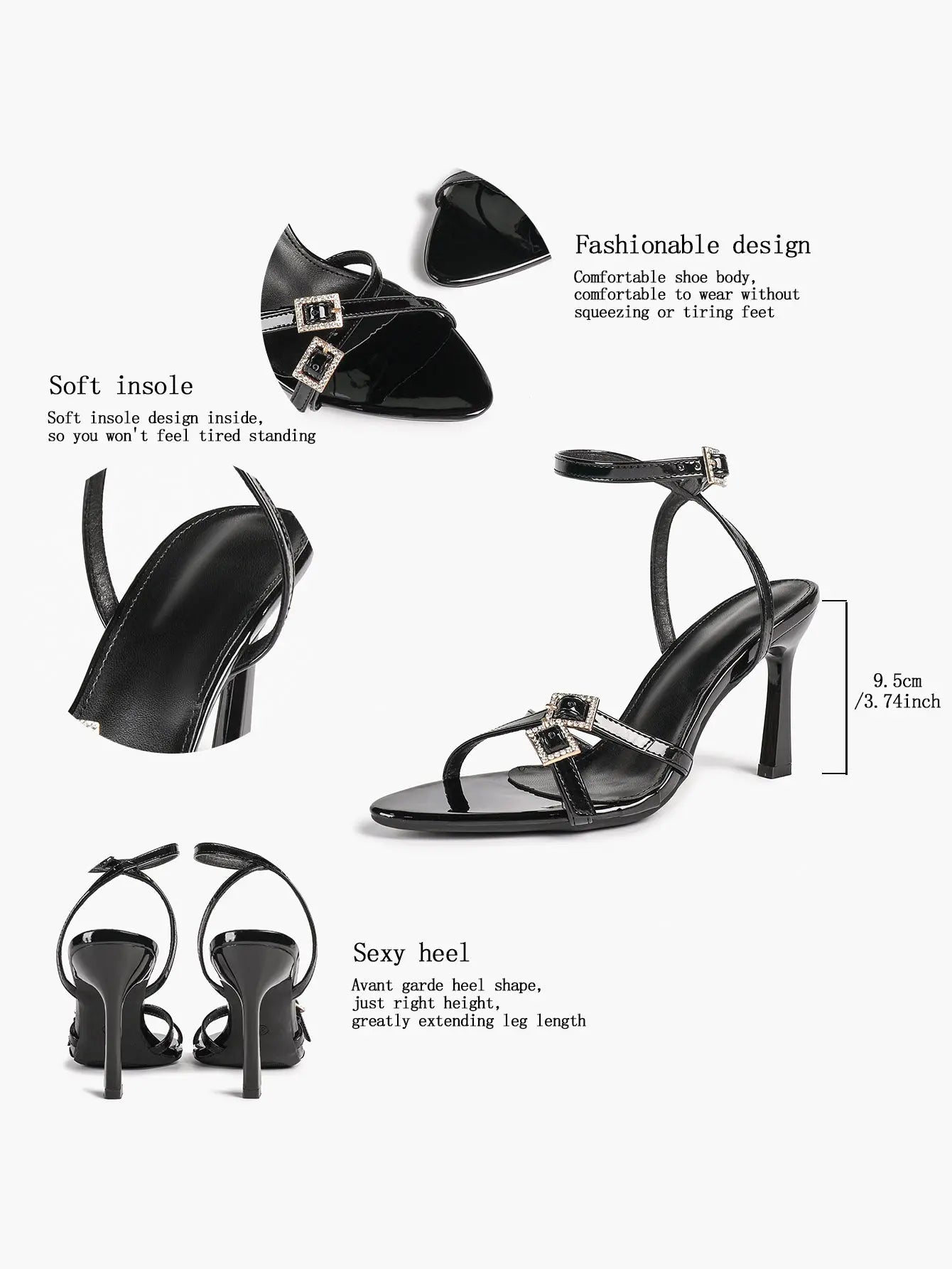 Women's  Slingback Pumps Pointed Toe Kitten Heels Party Wedding Sexy Casual Dress Shoes YISHIFAN
