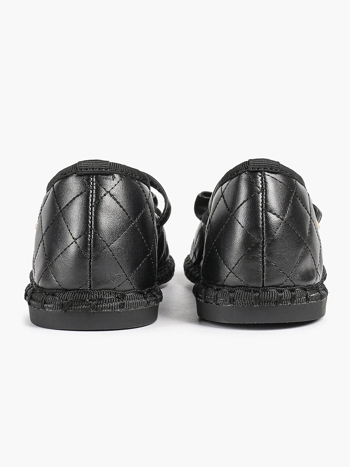 Women Round Toe Bow Quilted Mary Janes Flats Comfortable Casual Dress Shoes with Buckle Strap Casual Work Office Shoes YISHIFAN