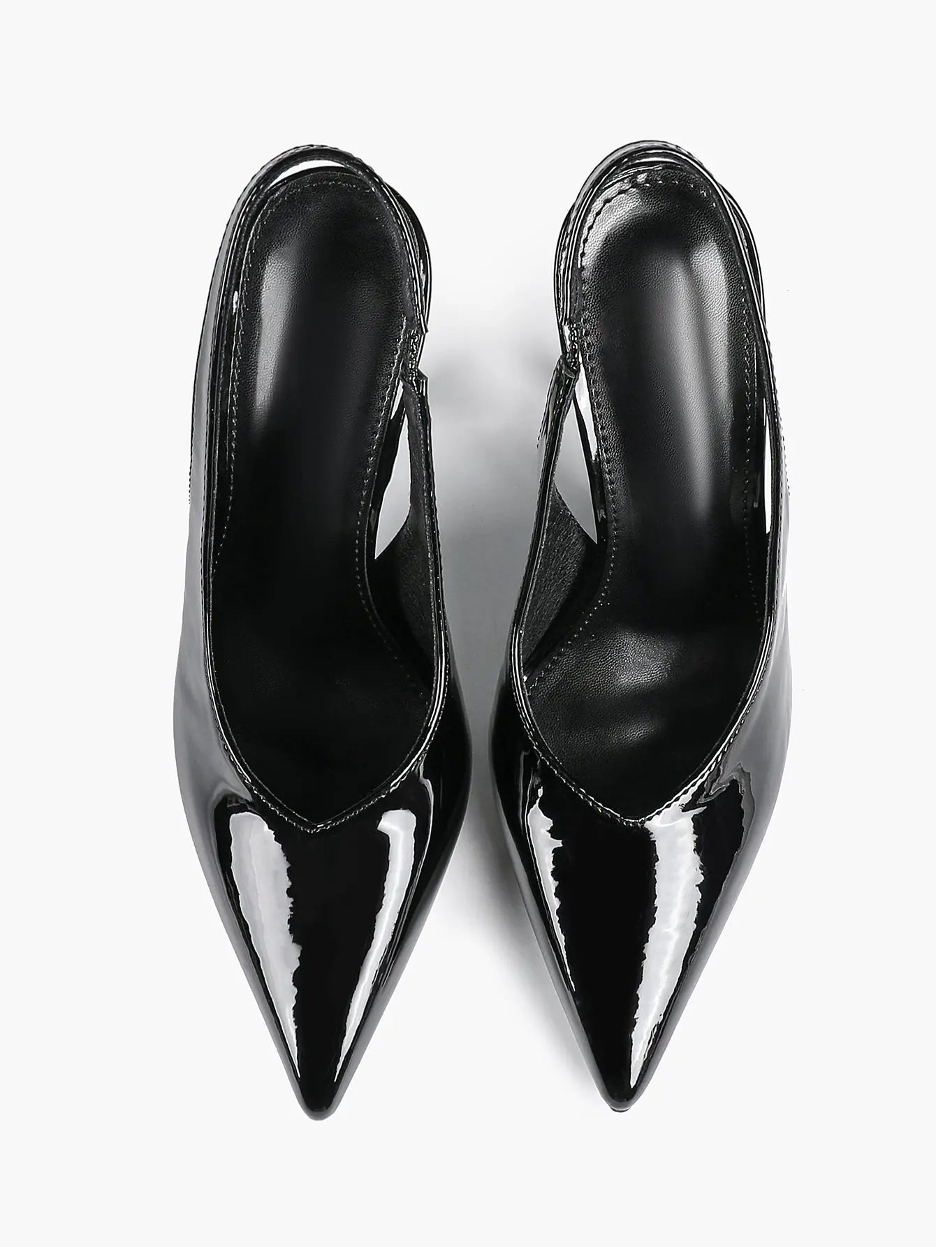 Women's Slingback Pumps Closed Pointed Toe Stiletto Heels Wedding Party Dress Shoes YISHIFAN
