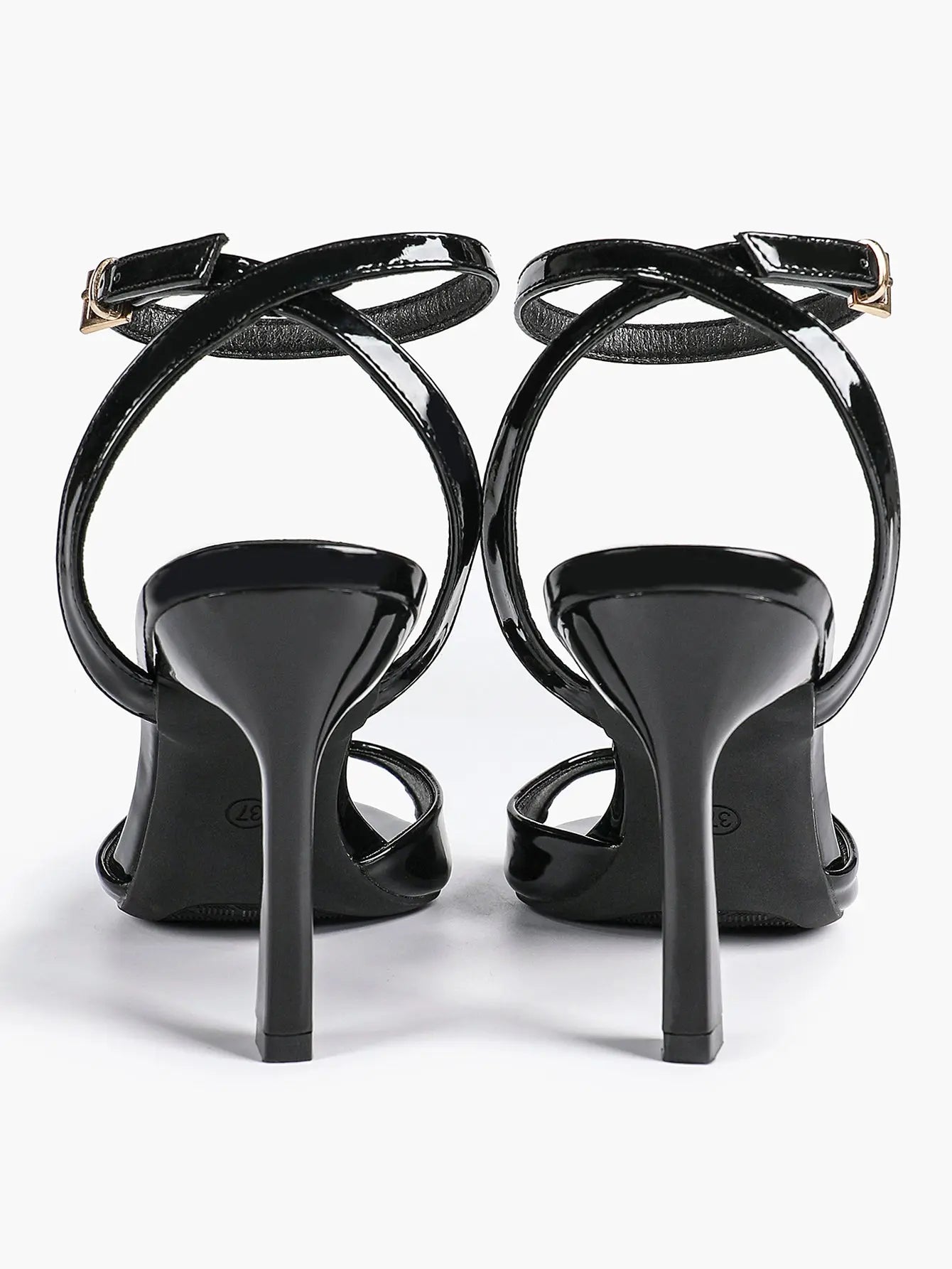 Women's High-Heel Sandals Peep-Toe Fish Mouth Stiletto Heels Wedding Party Dress Shoes YISHIFAN