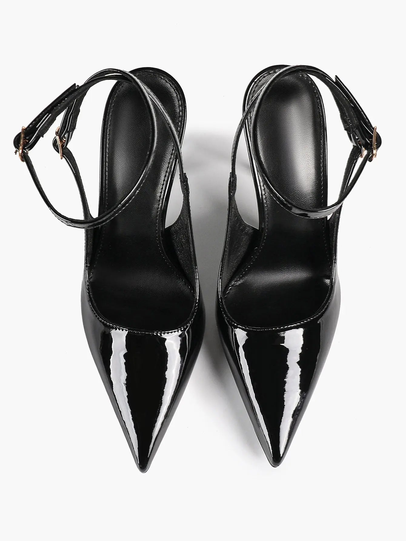 Women Pointed Toe Slingback Stiletto Heels Ankle Strap Dress Shoes Wedding Bridal Party Sexy High Heels YISHIFAN