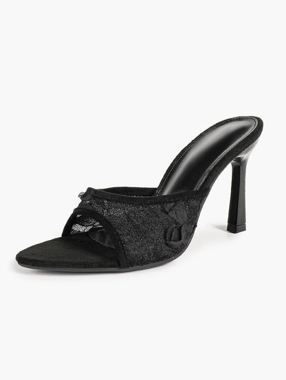 Jewelry for Your Feet: The Sparkling Mesh Mule That Elevates Everything