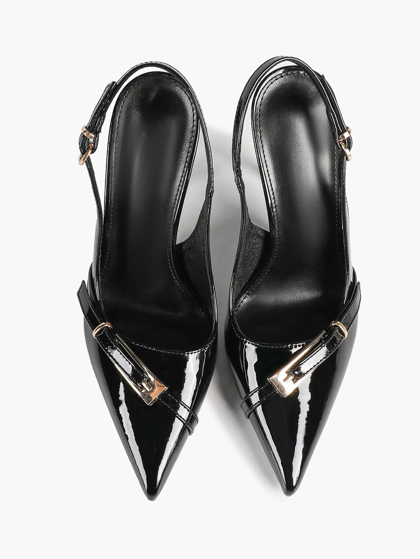 Chocolate-Brown Sculptural Stilettos: Gold-Chain Accents & Cloud-Like Soft Insole for Leg-Lengthening Glamour YISHIFAN