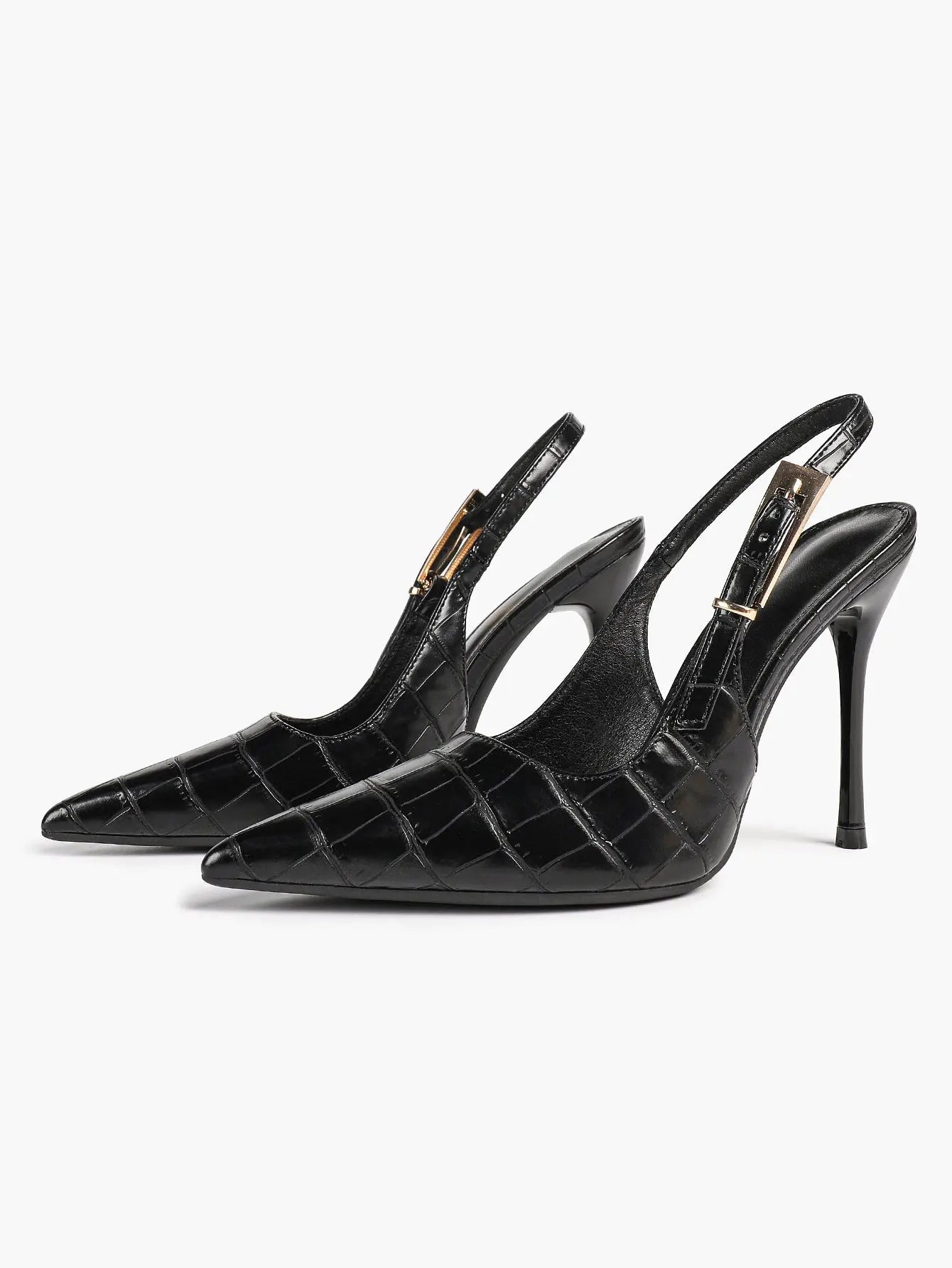 Women's Green Stone High-Heel Sandals Pointed Toe Slingback Stiletto Heels Wedding Party Evening Dress Shoes YISHIFAN