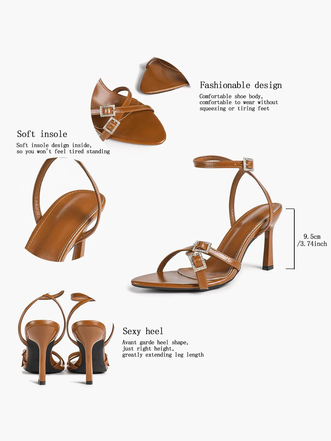 Women's  Slingback Pumps Pointed Toe Kitten Heels Party Wedding Sexy Casual Dress Shoes YISHIFAN