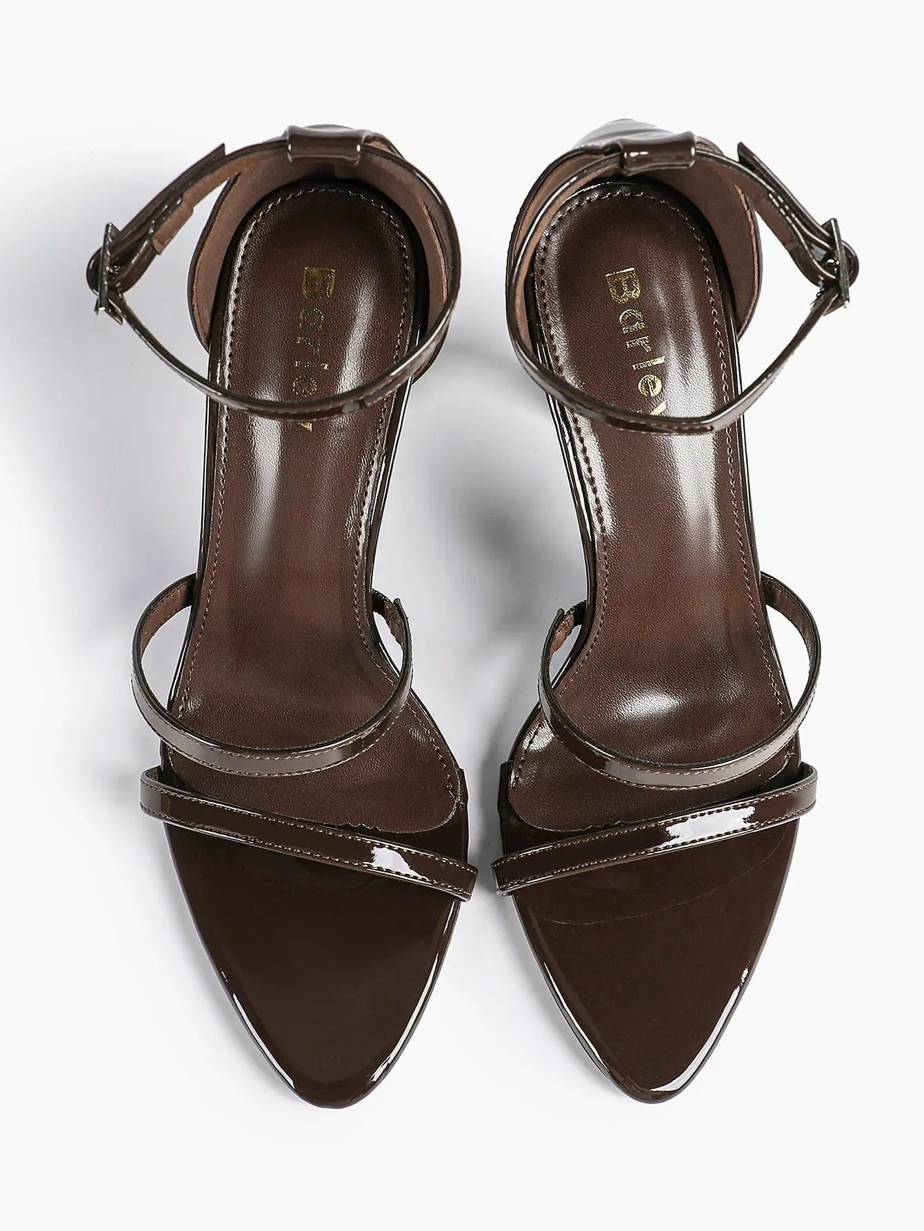 Women's High Stilettos Heels Open Toe Pointed Sandals Ankle Strap Pumps Dress Shoes Party Work Heeled Sandals YISHIFAN
