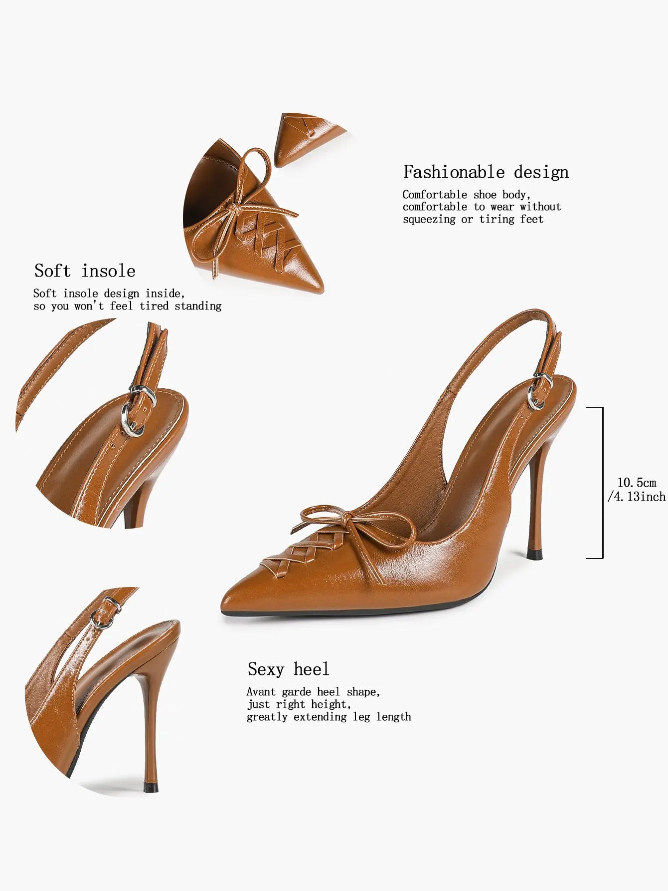 Women Pointed Toe Cross Strap Stiletto Heels Ankle Strap Buckle Dress Shoes Party Evening Sexy High Heels YISHIFAN