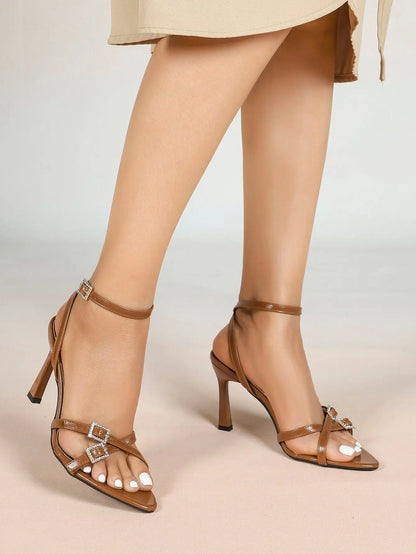 Women's  Slingback Pumps Pointed Toe Kitten Heels Party Wedding Sexy Casual Dress Shoes YISHIFAN