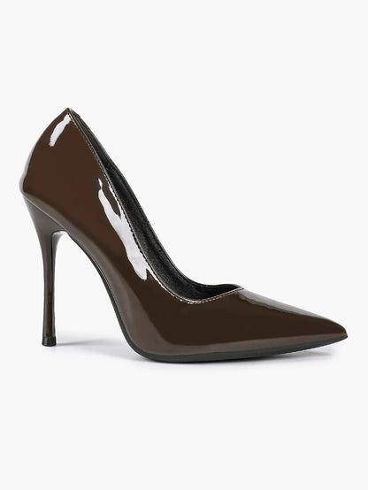 Women's Closed Pointed Toe Classic Stiletto Heels for Wedding Party Evening Dress Shoes YISHIFAN