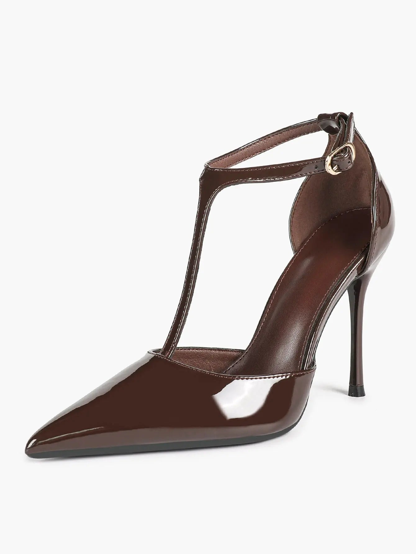 Women Pointed Toe Stiletto Heels Ankle Strap Heeled Sandals Wedding Party Sexy Dress Shoes YISHIFAN