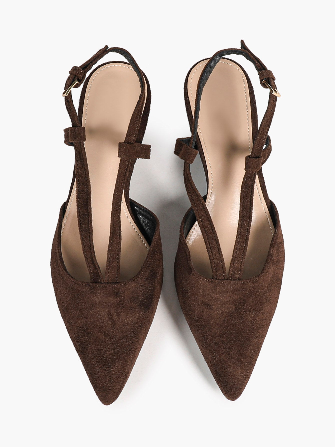 Red Patent Double-Strap Slingback Pumps with Comfortable Block Heel
