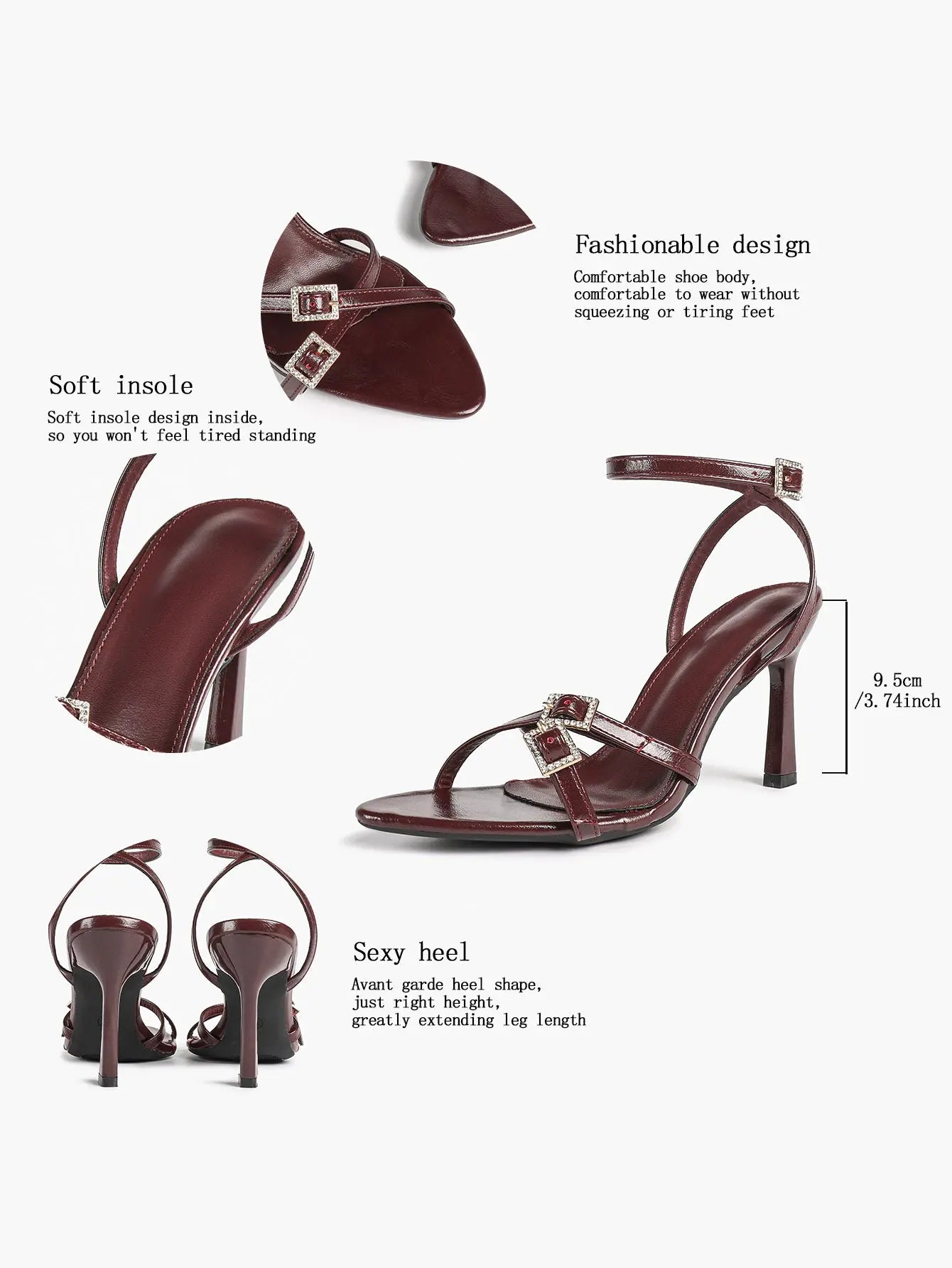 Women's  Slingback Pumps Pointed Toe Kitten Heels Party Wedding Sexy Casual Dress Shoes YISHIFAN